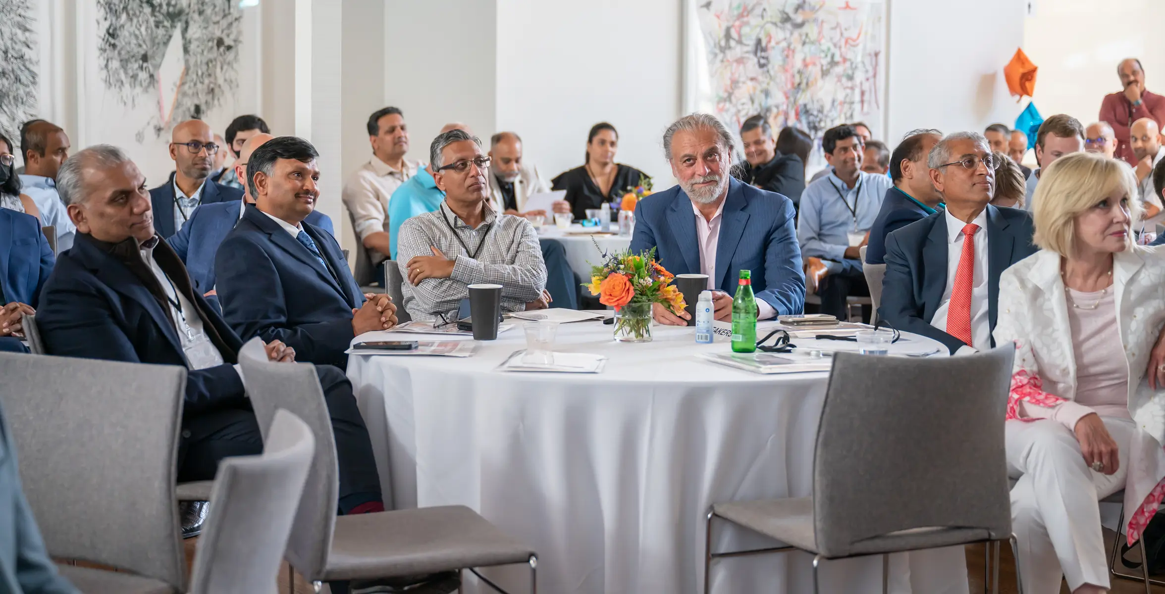 Investors and founders at a Venture Dock roundtable